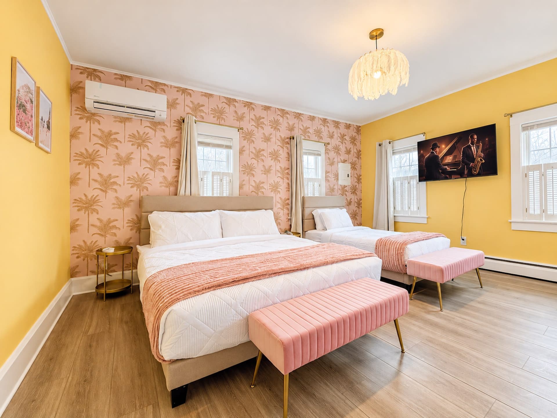 Bedroom 2 with a king bed and a twin bed