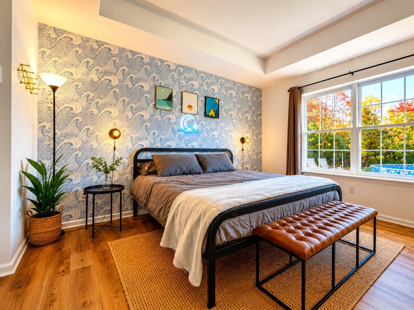 Bedroom 1 with a king bed